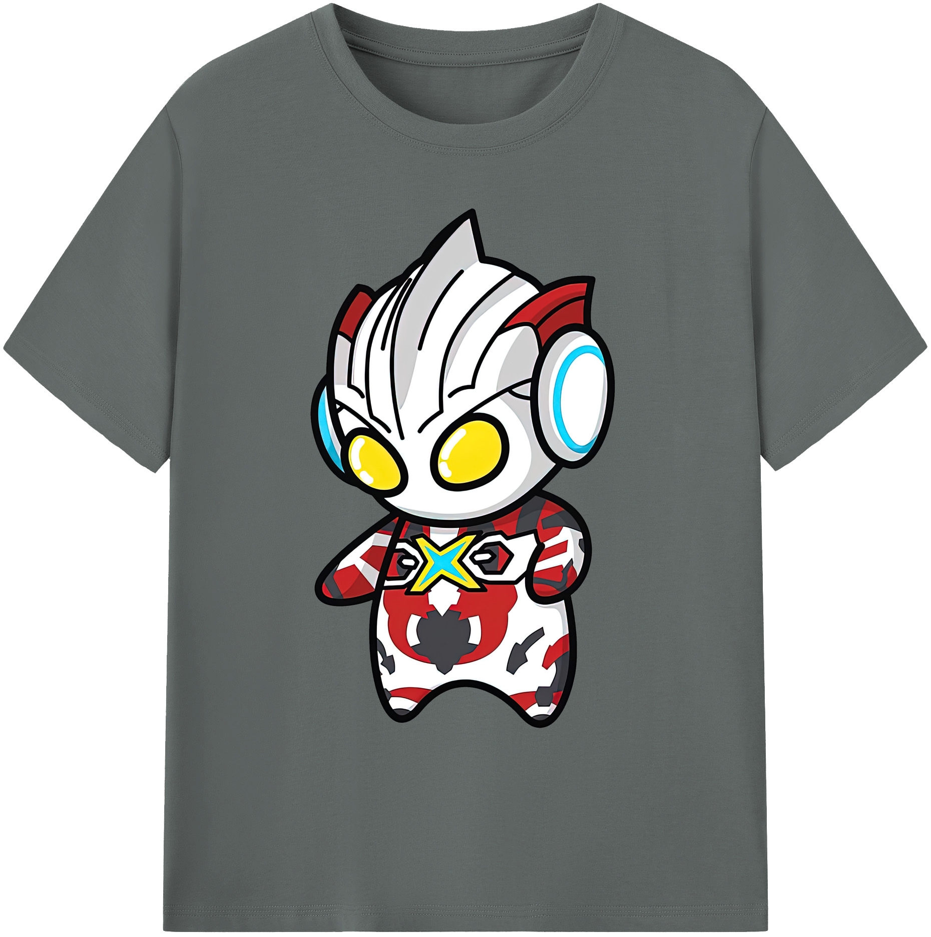 （画像用） ウルトラマン Ultraman 綿100％ メンズ半袖Tシャツ｜肌触りやわらか＆通気性